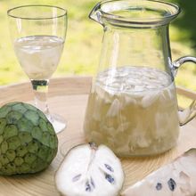 Lorito de vino con fruta